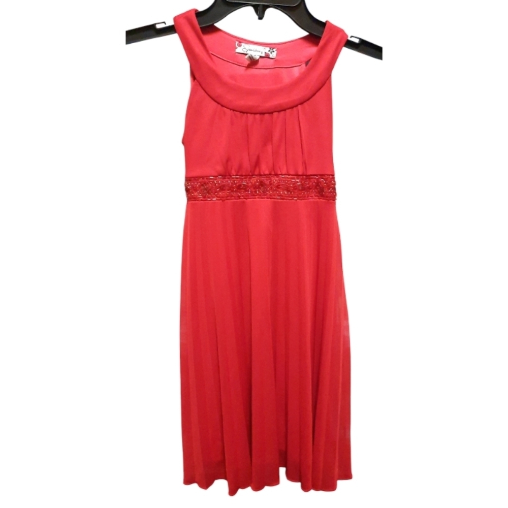 Speechless Girls Red Sleeveless Dress Size 7